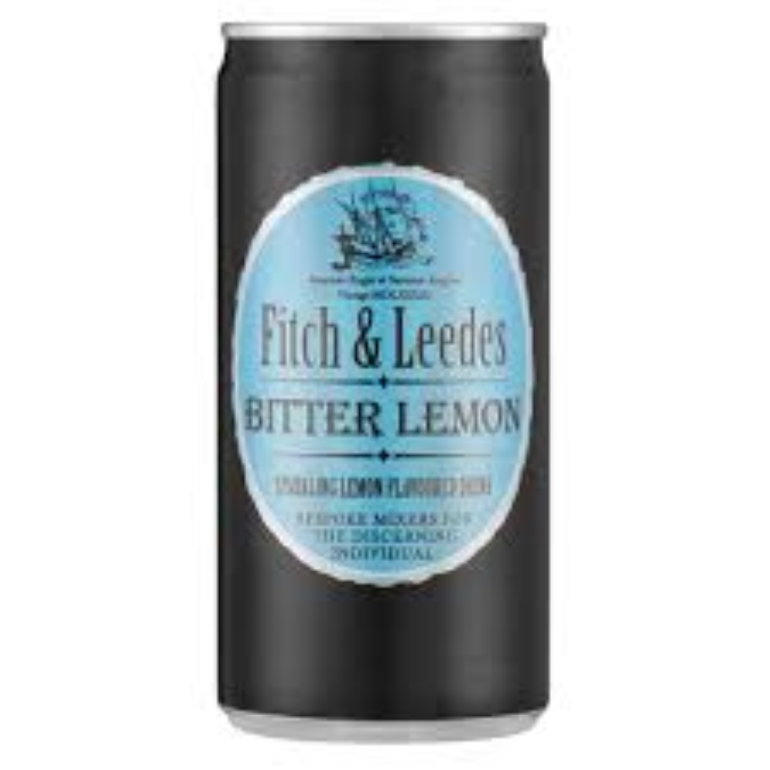 FITCH & LEEDES CAN BITTER LEMON 200ML
